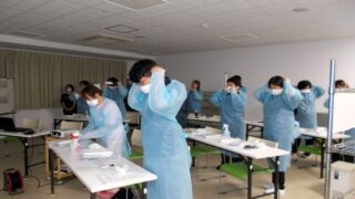 感染症ＢＣＰ（業務継続計画）訓練を実施